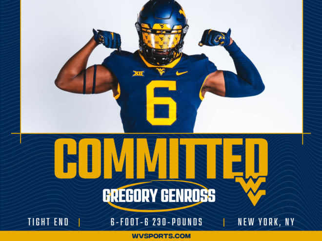 JUCO TE Genross commits to West Virginia football