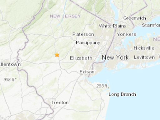 Earthquake shakes New Jersey