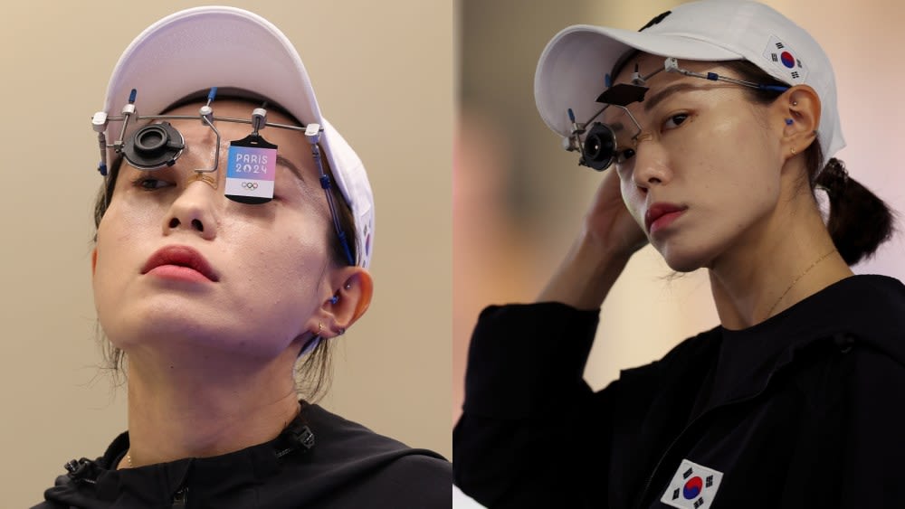 South Korean Olympic Pistol Shooter Kim Yeji Goes Viral for ‘Bull’s-eye Chic’ Outfit, Fierce Poses and ‘Health Goth...