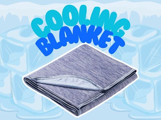 This cooling blanket from Amazon is a 'life-saver' for hot summer nights — under $70