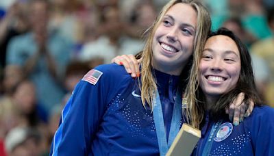 Sunday's Olympics Notebook: Americans dominate women's 100 butterfly, IU's King in 100 breaststroke finals, more