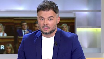 Gabriel Rufián, portavoz de ERC: "Le pido a Pedro Sánchez que no se marche y aguante"