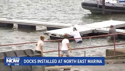 Docks Installed at North East Marina