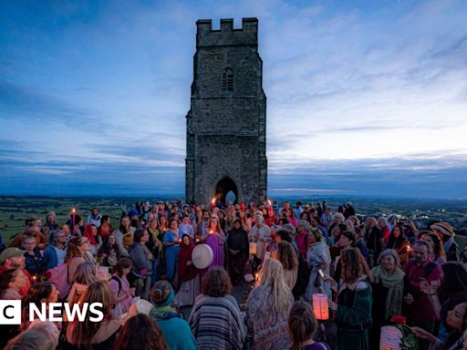 Glastonbury Tor gathering celebrate Mary Magdalene feast day