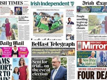 What the papers say: Thursday's front pages - Homepage - Western People