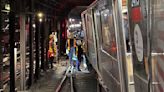 New York City subway train derails in collision with another train, injuring more than 20 people