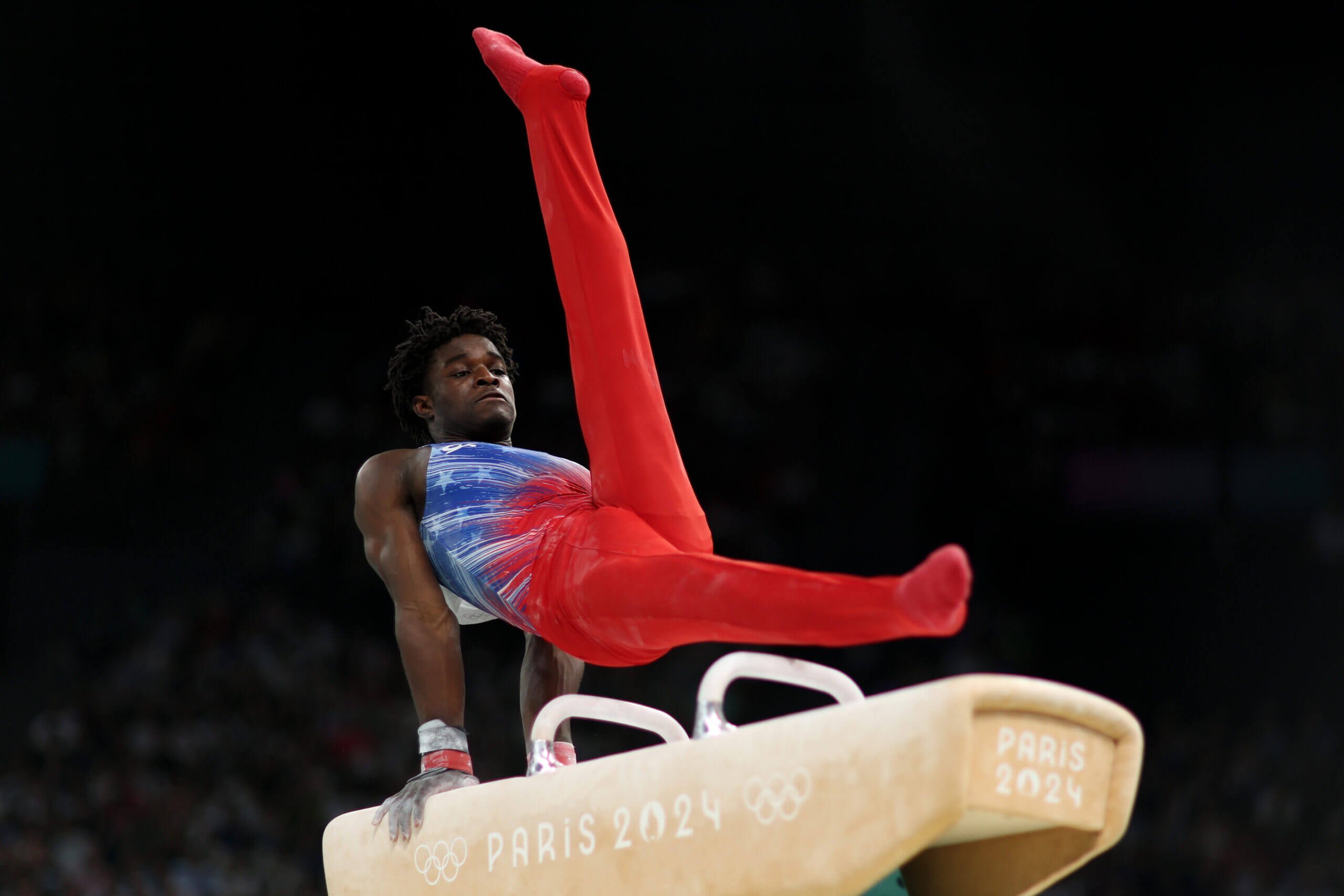 Americans struggle on pommel horse in all-around