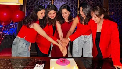 Shraddha Kapoor celebrates Stree 2 success with red-themed party; photos inside