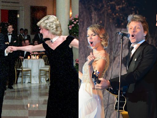 ...Family: From John Travolta Dancing With Princess Diana to Taylor Swift Singing With Prince William and More