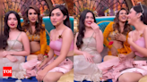 Laughter Chefs- Reem Shaikh, Jannat Zubair and Nia Sharma keep the Heeramandi fever on as they mouth Alamzeb aka Sharmin Sehgal's viral dialogue | - Times of India