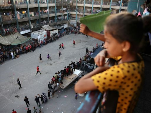 'We love life': Gaza's war-weary footballers play on