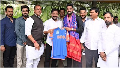 Telangana CM Felicitates Mohammed Siraj For T20 World Cup Win, Rewards Government Job & Residential Plot