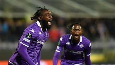 M'Bala Nzola's late winner gives Fiorentina first-leg lead over Club Brugge