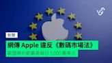 網傳 Apple 違反《數碼市場法》 歐盟將判罰最高每日 5,000 萬美元