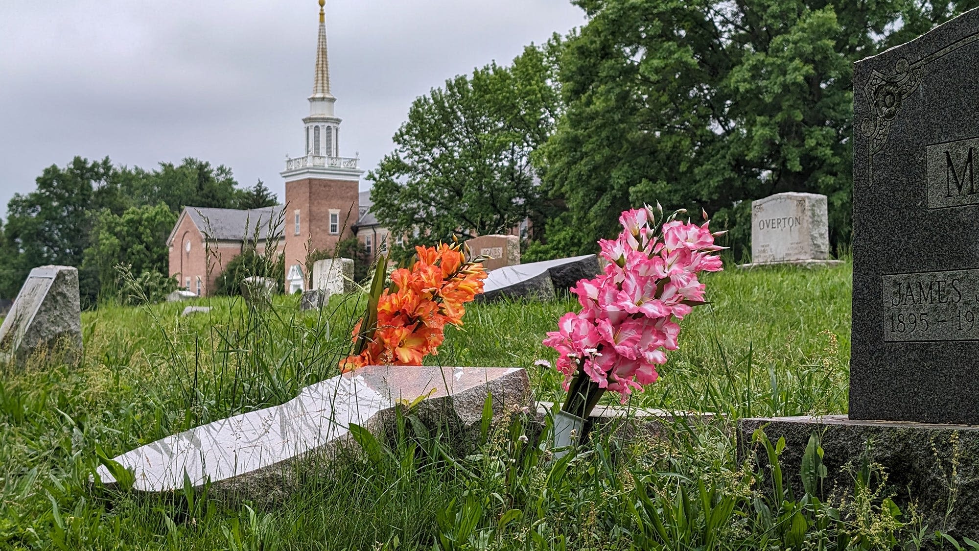 Vandalism at the historic Black Lebanon Cemetery is not believed to be a hate crime