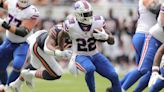 Damien Harris injury update: Bills RB ambulanced out of stadium after hard hit on 'SNF'