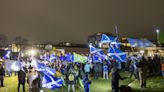 Marcha con antorchas en Edimburgo para reclamar que Escocia vuelva a la UE