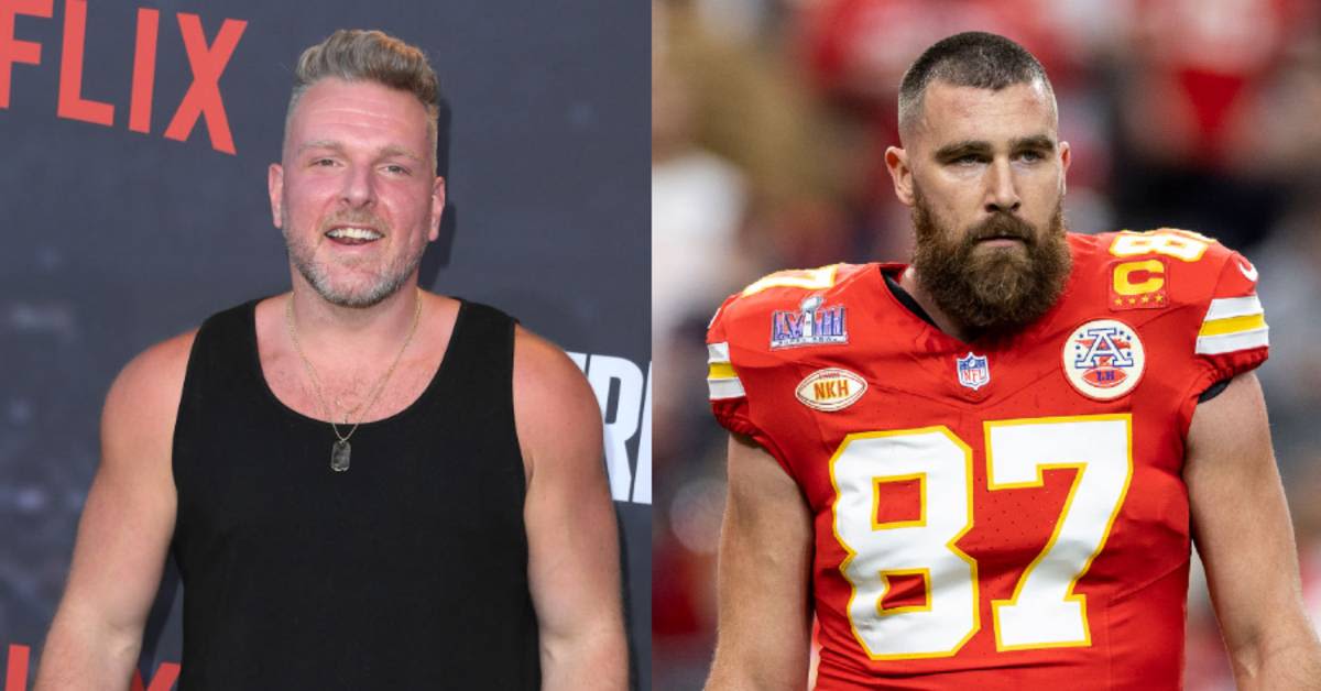 Pat McAfee Shares His Honest Thoughts About Travis Kelce Wearing a 'Silly Costume' on Stage at the Eras Tour