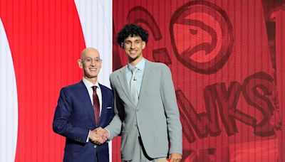 Vive la France! Hawks make Zaccharie Risacher second straight Frenchman taken No. 1 in NBA draft