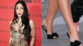 Lourdes Leon Goes Bold in Leopard-Print Dress & Feather Pompom Mules at MAC’s Viva Glam Billion Dollar Ball