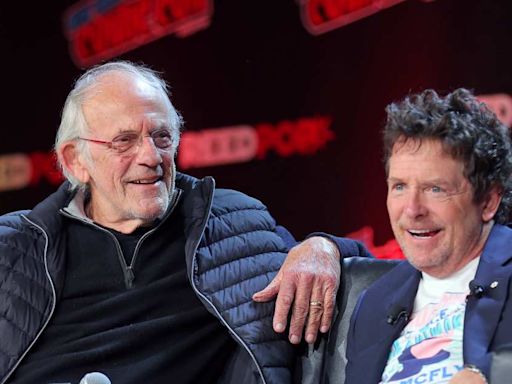 Michael J. Fox Teams Up with 'Back to the Future' Co-Star Christopher Lloyd for Teasy Announcement