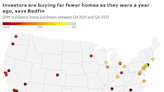 The housing market has cooled so much that even deep-pocketed investors are backing off