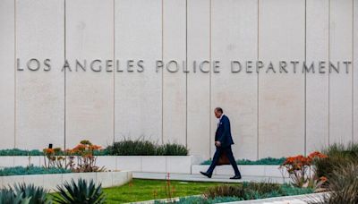 Three hurt, one critically, in collision involving LAPD patrol car