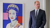 Prince William Sits Under Andy Warhol Portrait of Queen Elizabeth in NYC on First Anniversary of Her Funeral