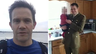 Pictured: Soldier stabbed outside army barracks is Lieutenant Colonel and father-of-two