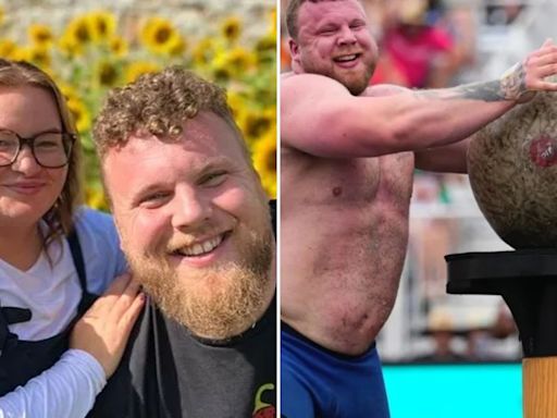 World's Strongest Man met his 5ft wife aged 17 after he was in 'dark place'