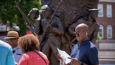 On Juneteenth, a journalist honors ancestor at ceremony for Black soldiers who served in Civil War