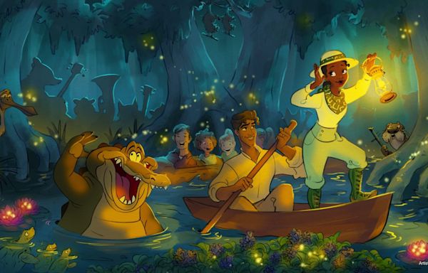 Disney gives first look inside Tiana’s Bayou Adventure attraction