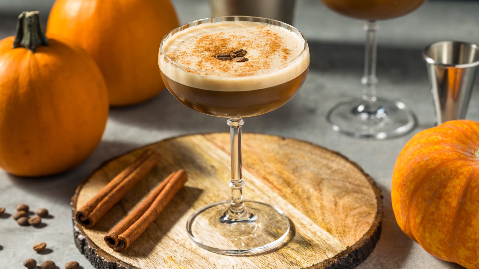 Give Your Espresso Martini Some Fall Flair With Pumpkin Spice