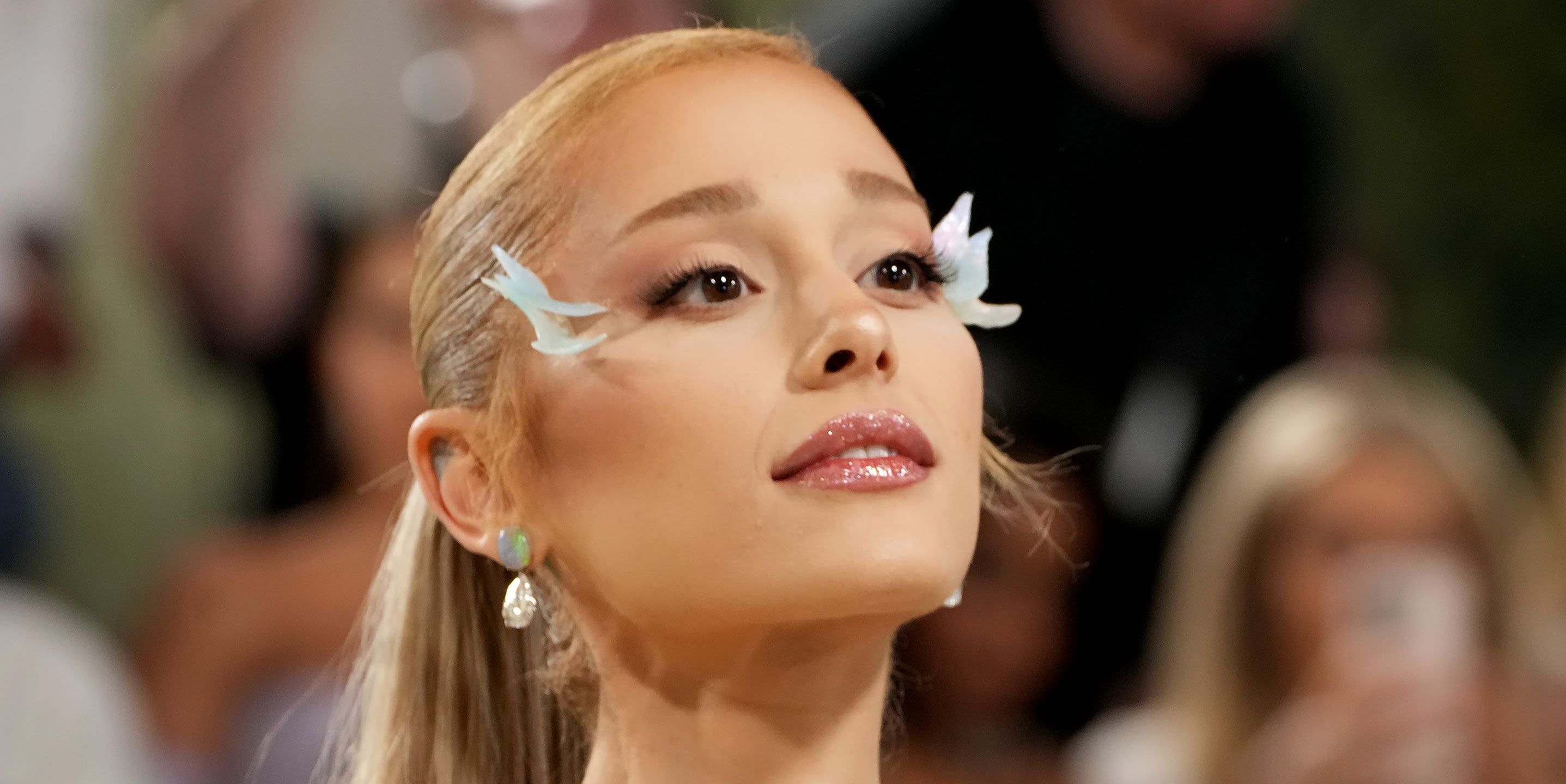 Ariana Grande reveals her natural skin texture, before detailing her 'secret music video' makeup routine