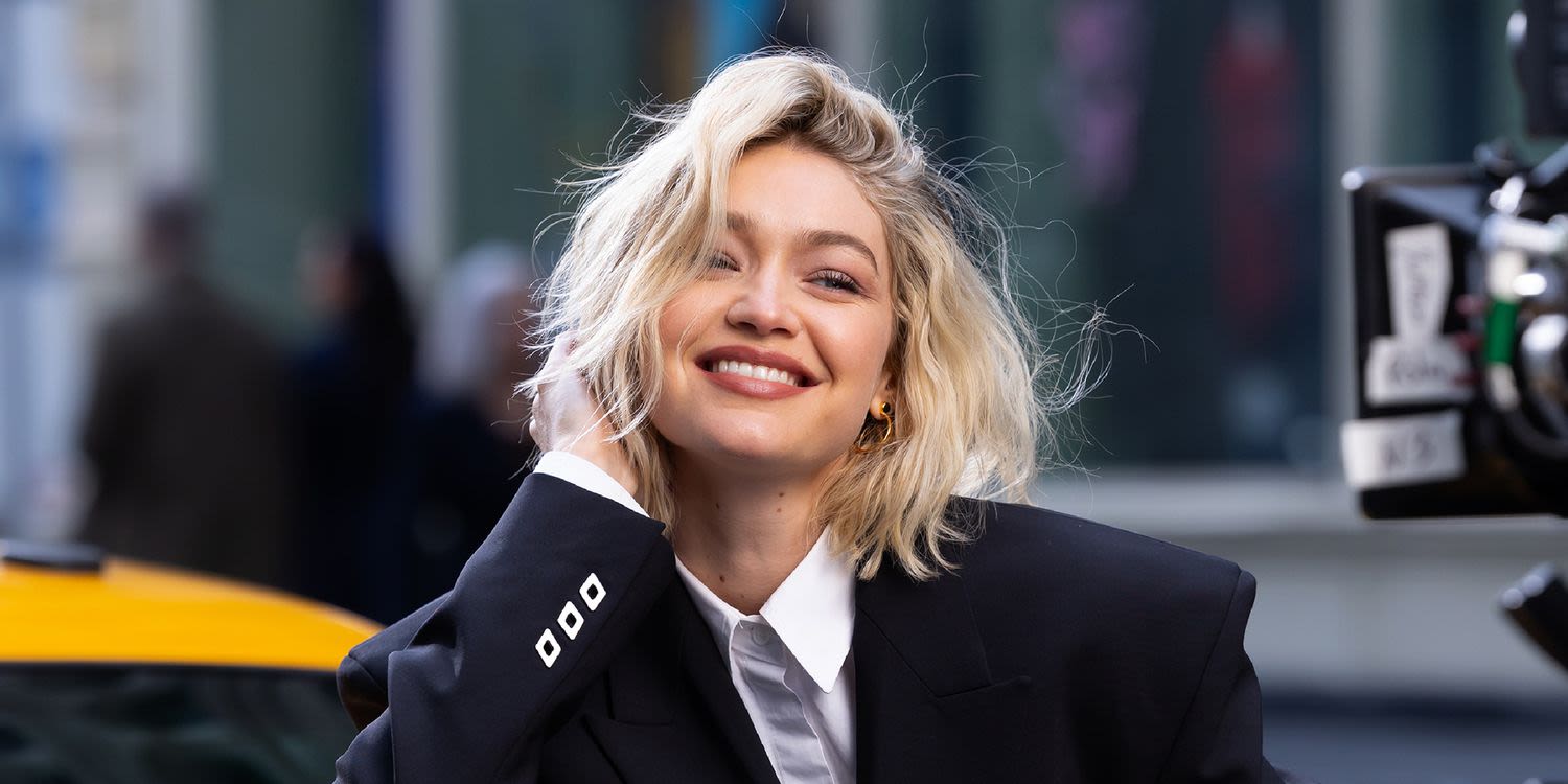 Gigi Hadid Paired a Ruffled Bra Top With a Classic "Ugly" Shoe for Her Birthday