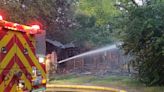 Vacant structure severely damaged due to fire in Dayton