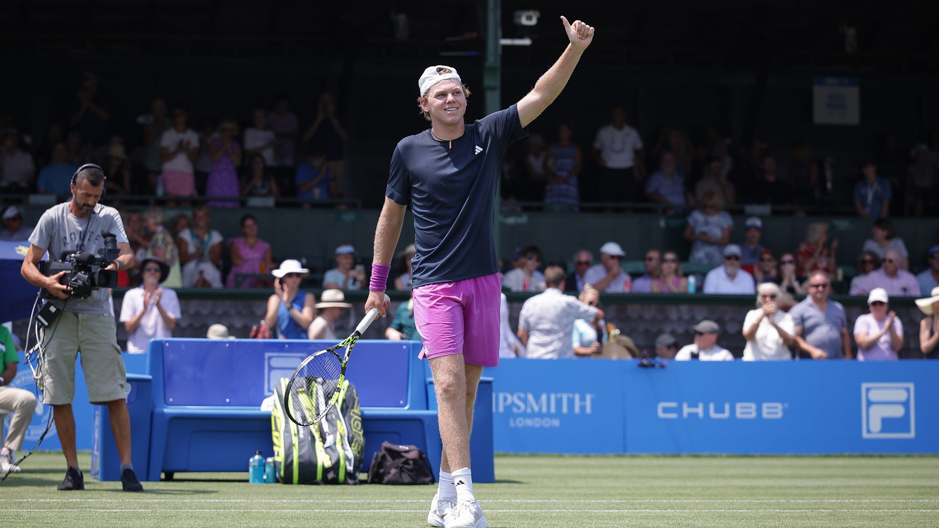 PHOTOS: Round of 16 matches at the 2024 Infosys Hall of Fame Open in Newport