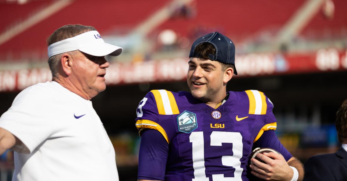 CBS Sports has LSU ranked in the top ten post Spring practices