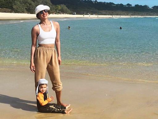 Priyanka Chopra takes break from shooting to spend time with daughter Malti Marie and mother Madhu Chopra