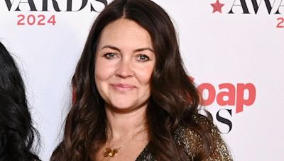 EastEnders legend glows with baby bump hours after announcing pregnancy