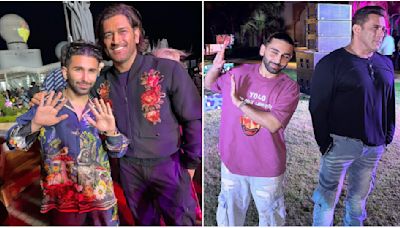 Birthday boy MS Dhoni doesn’t need Orry’s touch just like Salman Khan and these PICS from Anant-Radhika’s cruise pre-wedding are proof