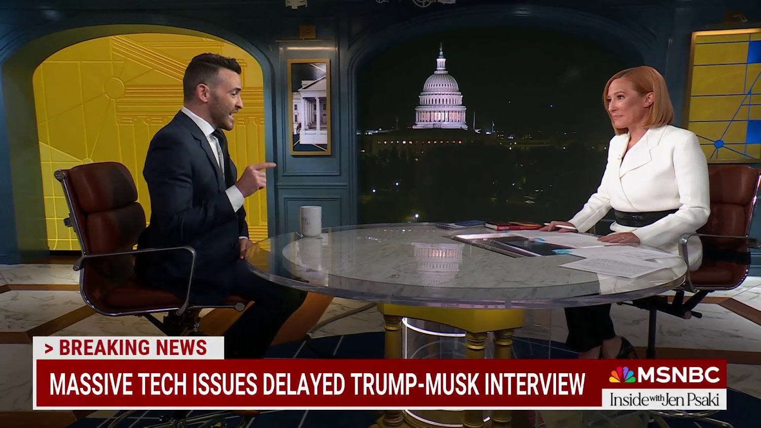 'At least he's consistent': Brian Tyler Cohen on Elon Musk's failed X interview with Donald Trump