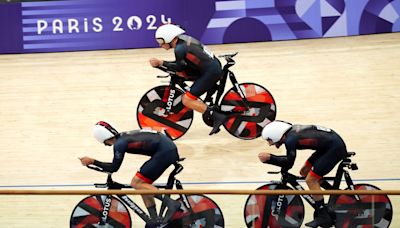 Olympics 2024: Team GB win cycling men's silver and women's bronze in team pursuit thrillers