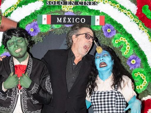 Así fue la llegada de Tim Burton a México para el estreno de Beetlejuice 2