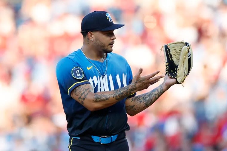 Phillies pitcher Taijuan Walker resumes throwing his splitter in the early stages of injury recovery