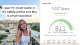 Woman reveals ‘iconic’ results after adding her credit score to her dating profile