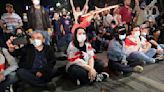 Dozens of protesters against so-called 'Russian law' arrested in Georgia as police crack down