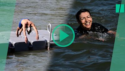 Anne Hidalgo se baigne dans la Seine, « Le HuffPost » a fait le test aussi