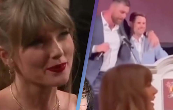 Body language expert speaks out on Taylor Swift being caught 'cringing' over Travis Kelce's antics