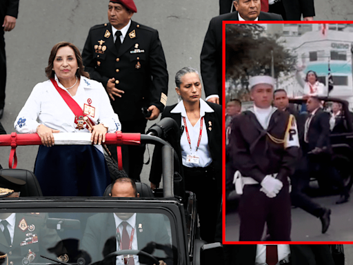 Gritan "corrupta" a Dina Boluarte en Desfile Militar y ella responde: "Tu mamá"